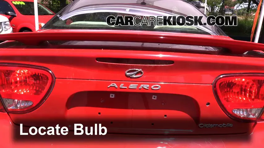 2003 Oldsmobile Alero GL 2.2L 4 Cyl. Coupe (2 Door) Lights Center Brake Light (replace bulb)
